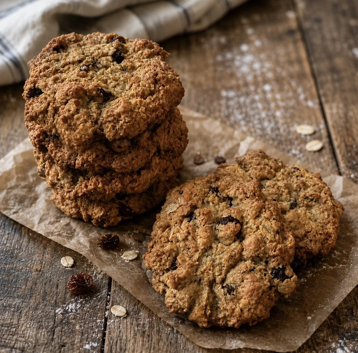 Oatmeal Raisin Cookies Bakery-Style (6)