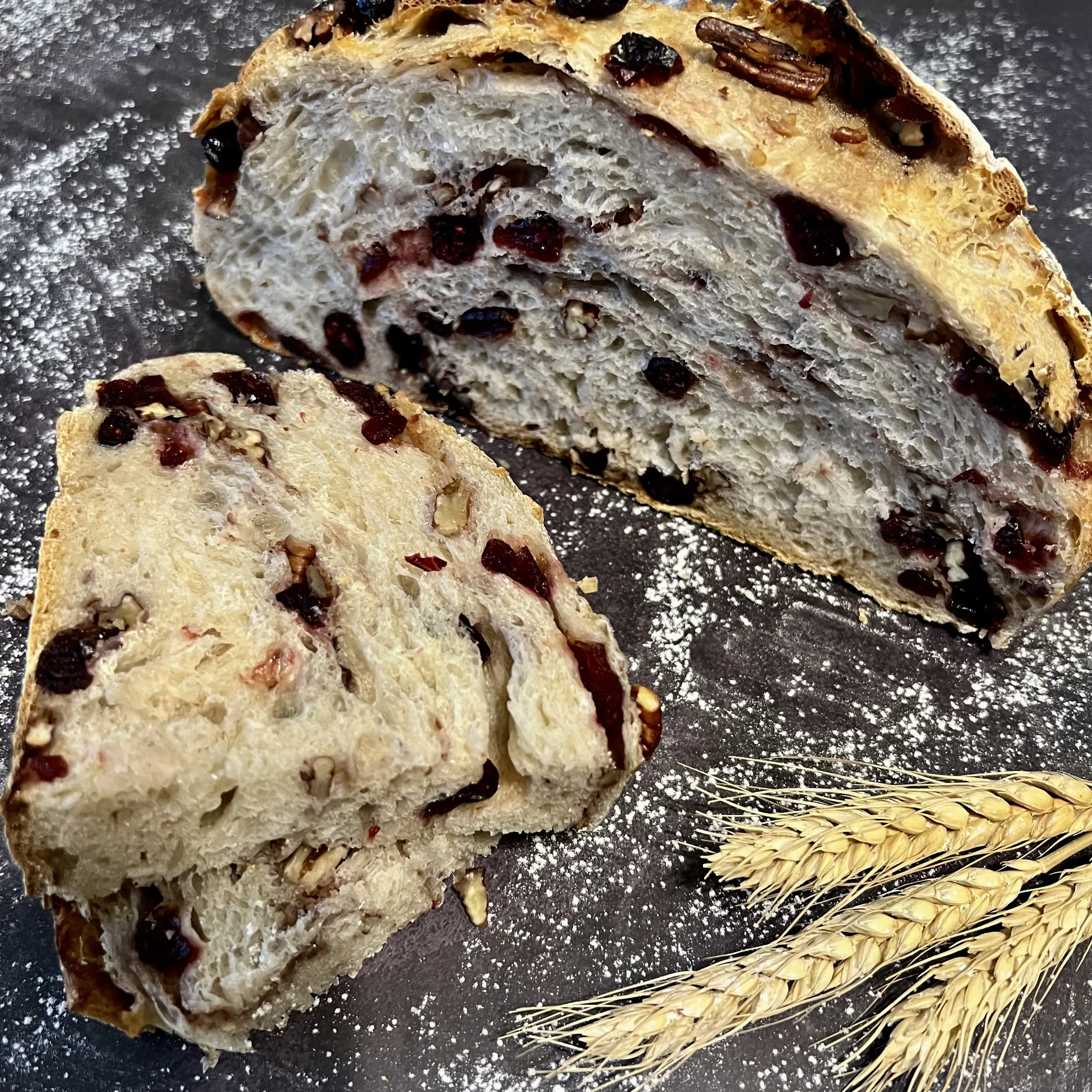 Cranberry & Walnut Sourdough Bread
