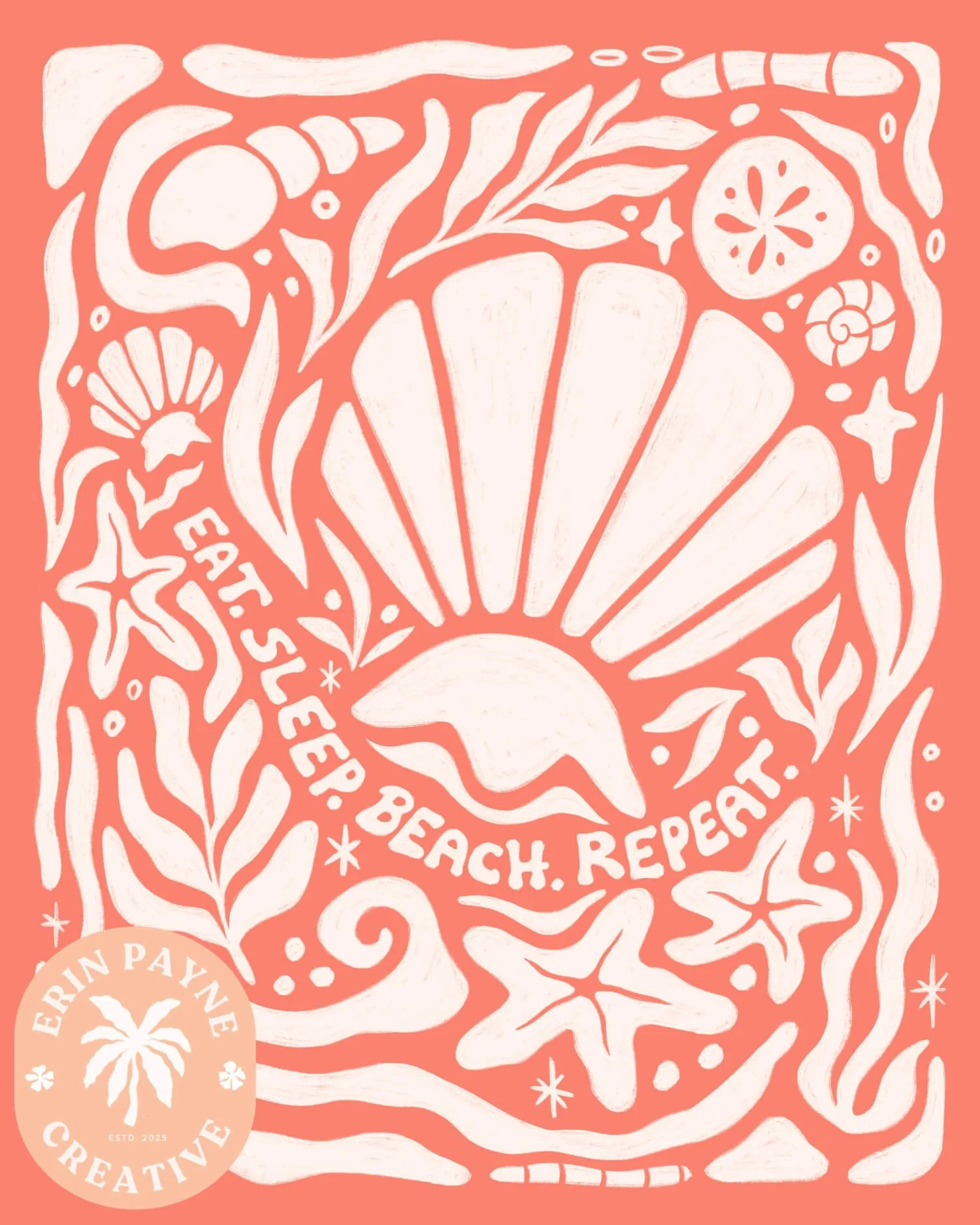 Finished shell illustration.
