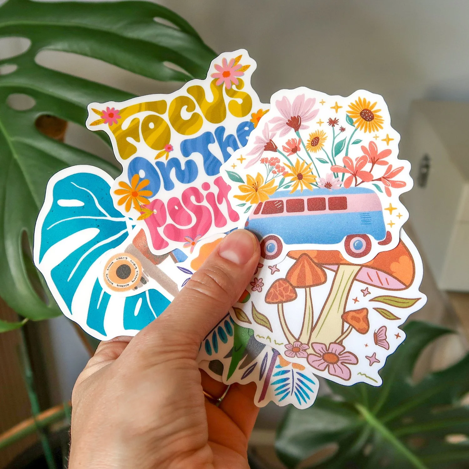 Retro Vibes Waterproof Sticker Pack