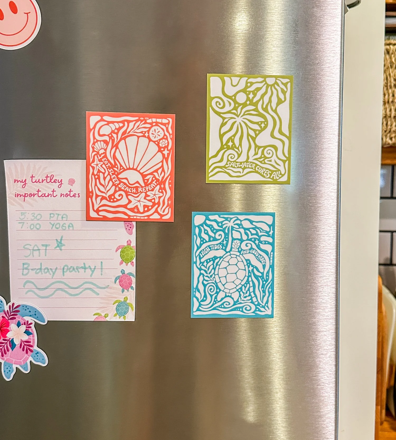 Saltwater Sayings Fridge Magnets Set