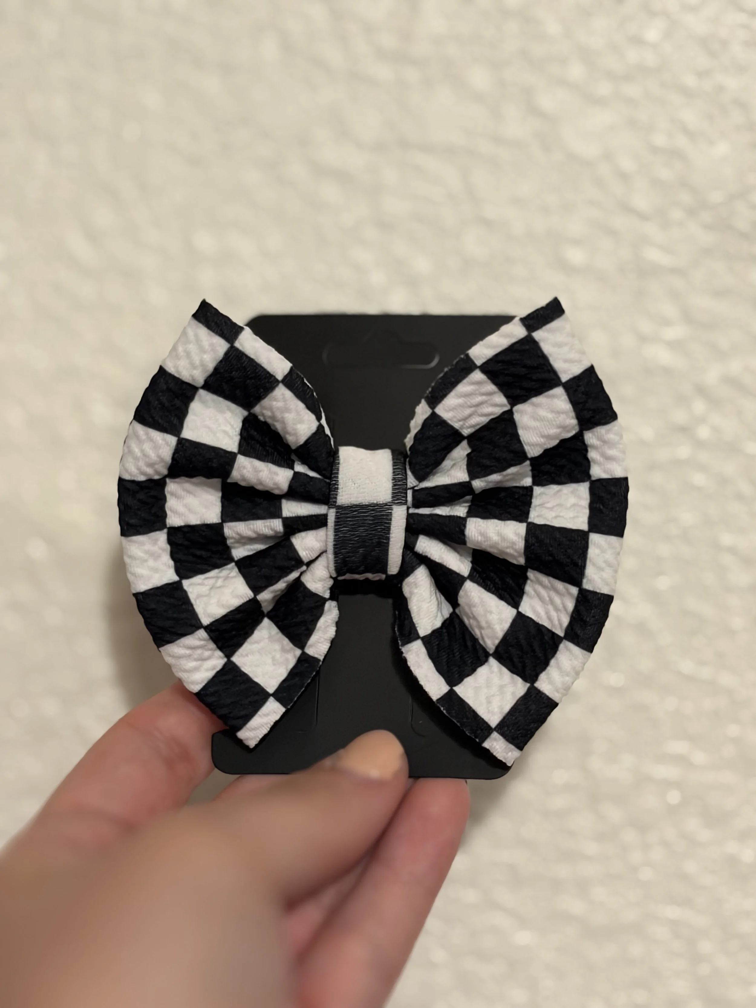 Classic Blk & Wht Checkered