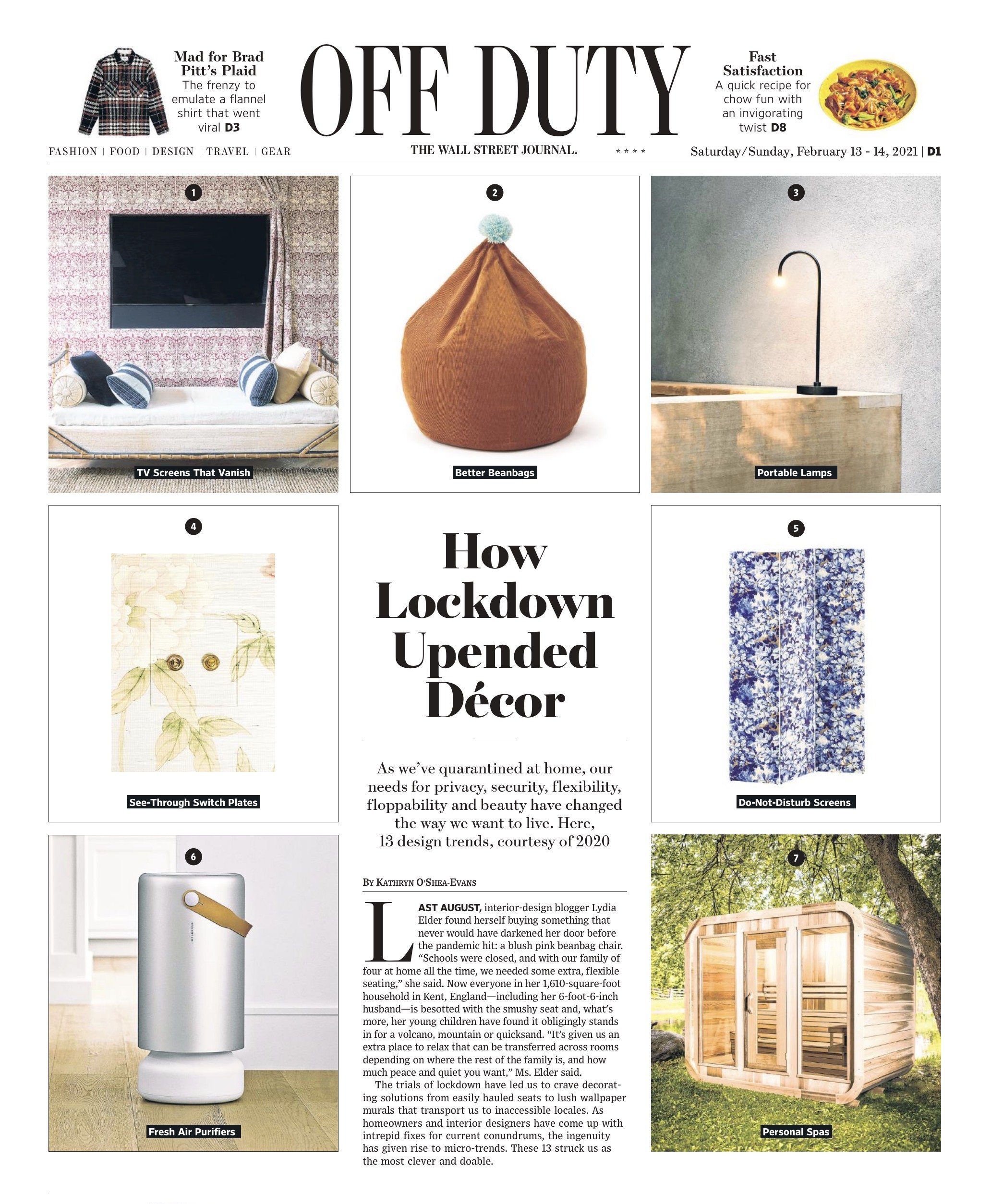 Wall Street Journal | Off Duty