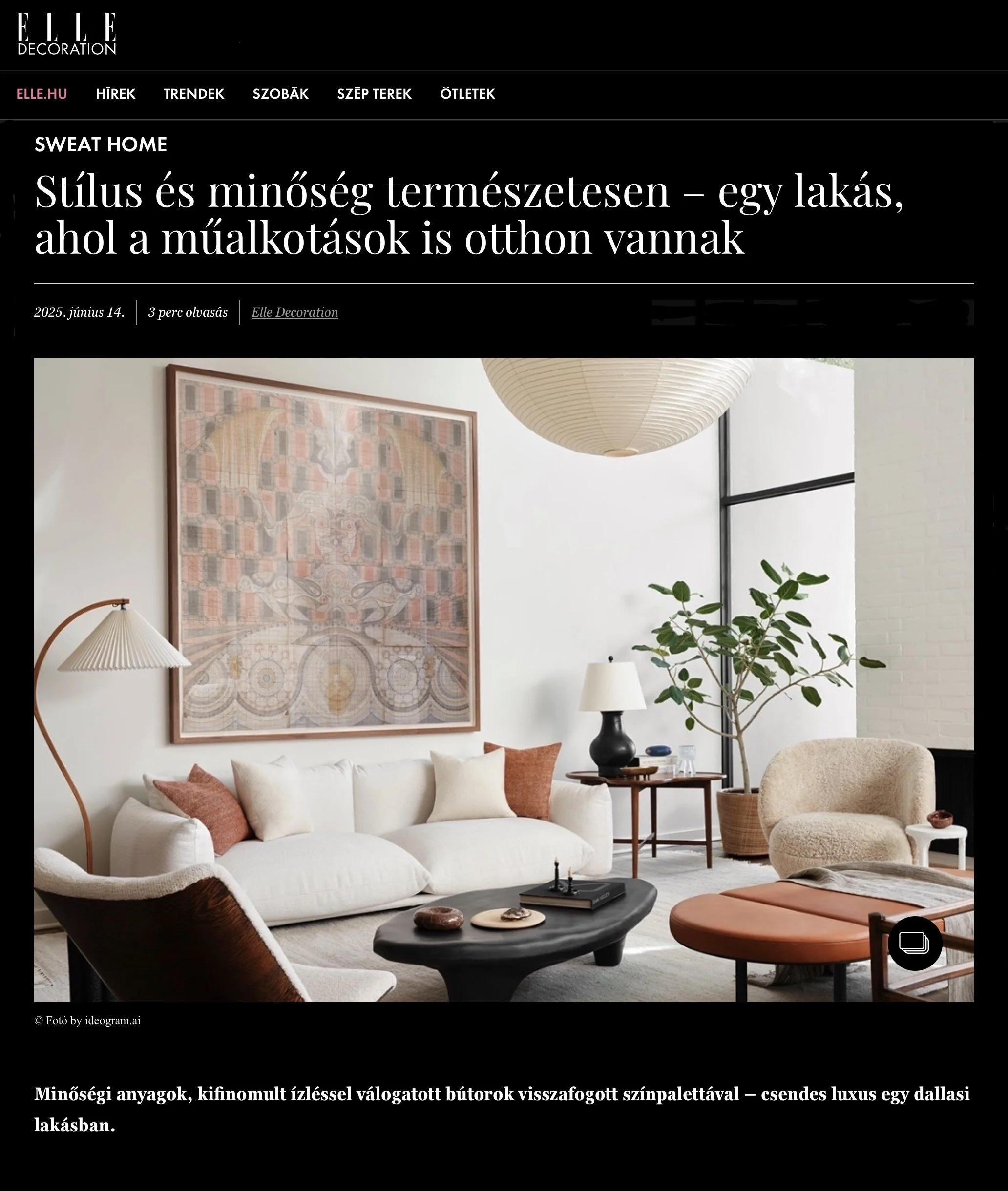 Elle Decoration | Travis