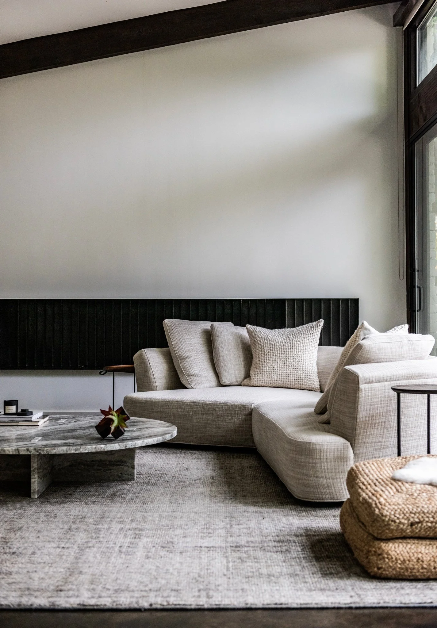 VALLEYDALE RESIDENCE Modern Living Room with Custom Wood and steel ...