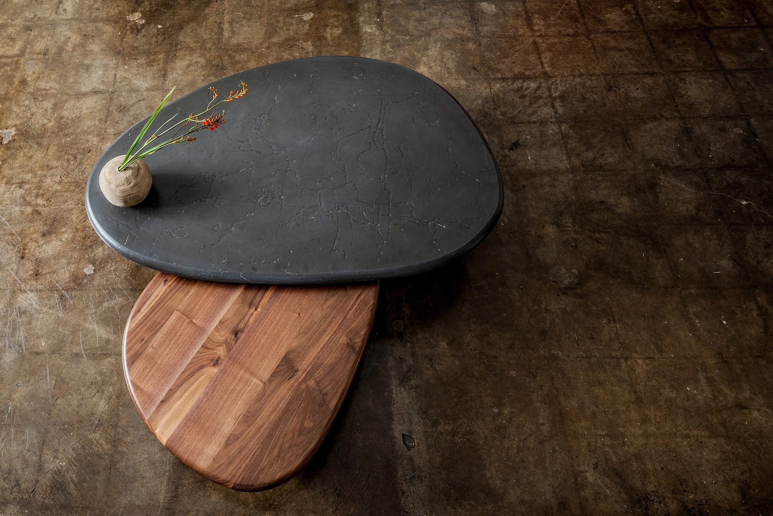 PEBBLE TABLE SET — JOSHUA RICE DESIGN