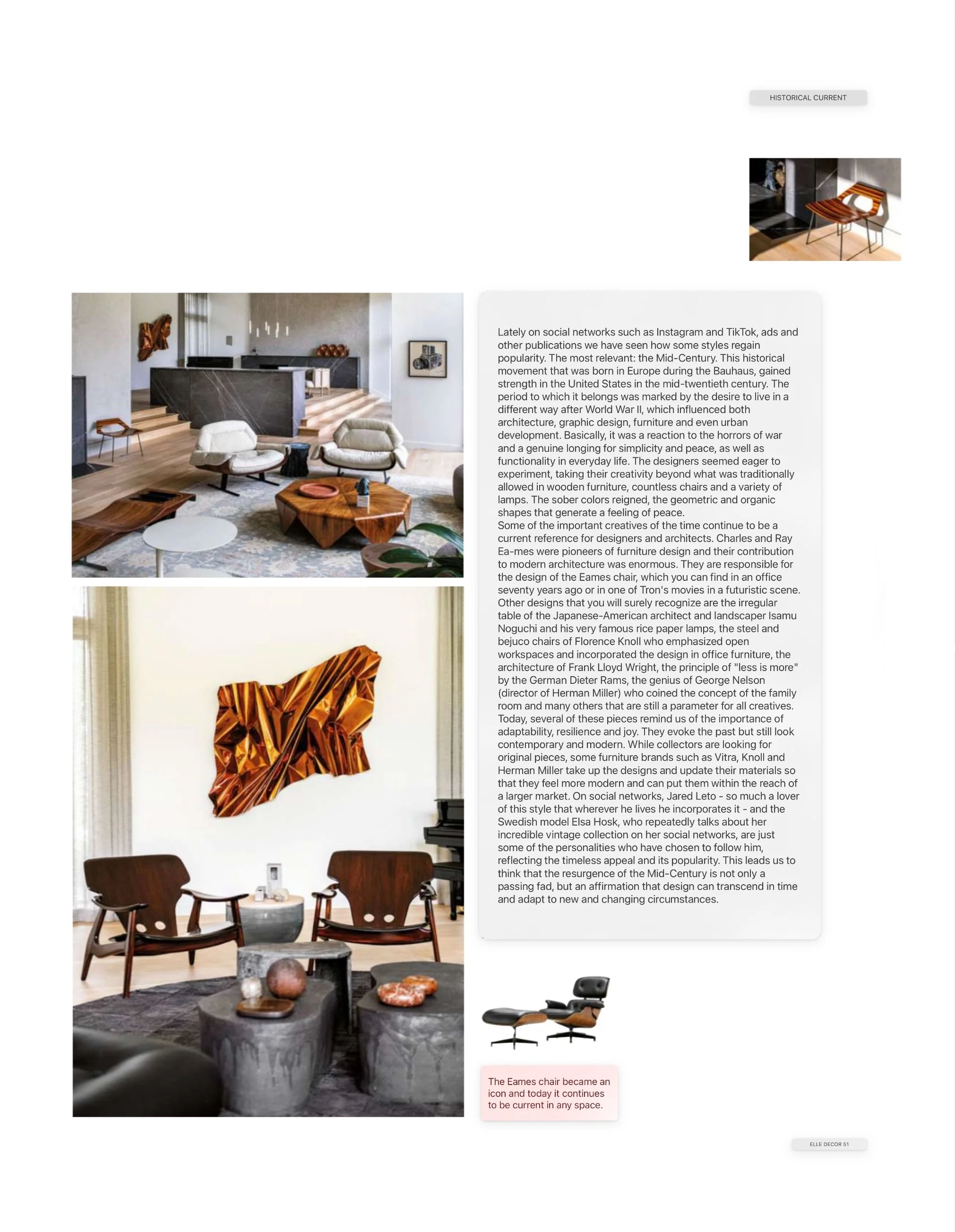 Elle Decoration | Bent Trail — JOSHUA RICE DESIGN