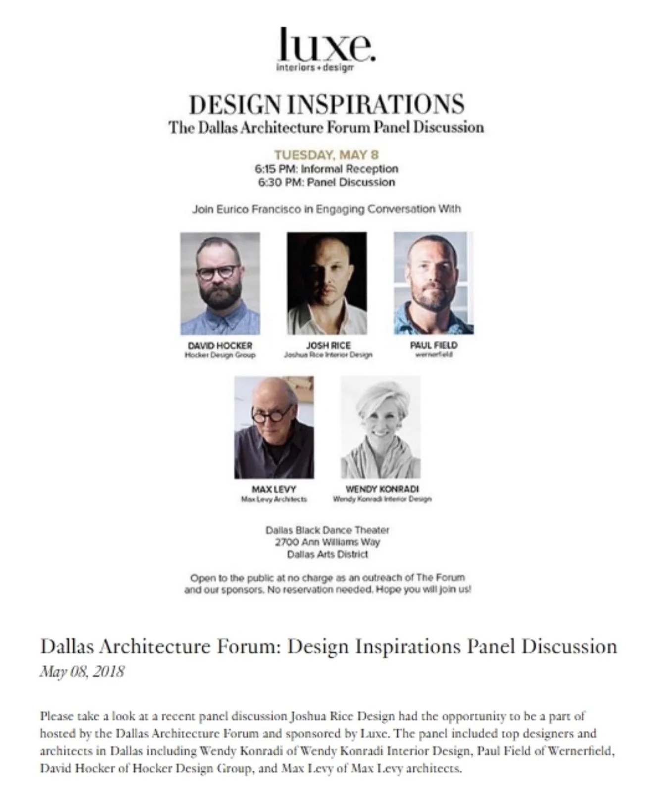 Dallas Architecture Forum | Design Inspirations