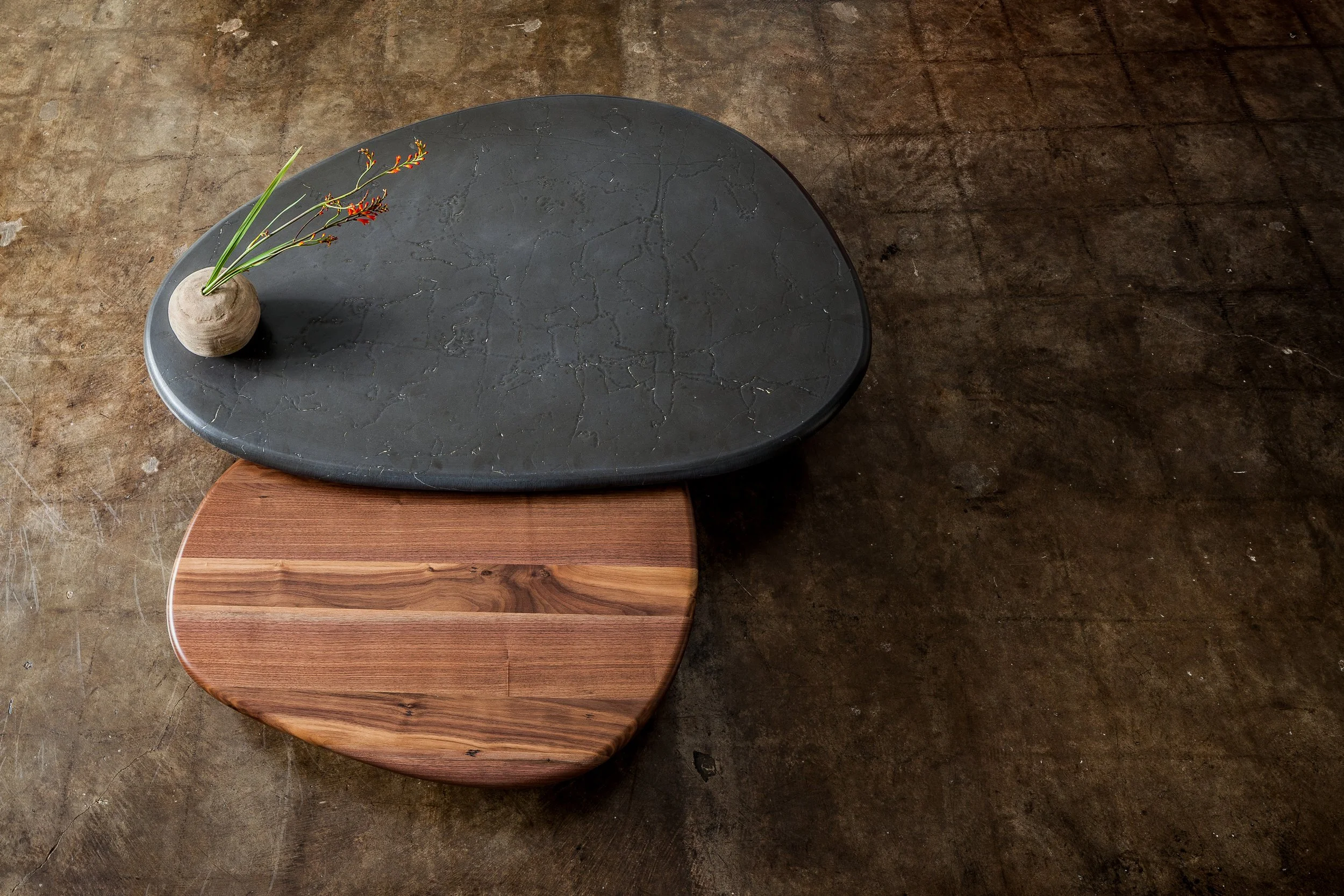 PEBBLE TABLE SET — JOSHUA RICE DESIGN