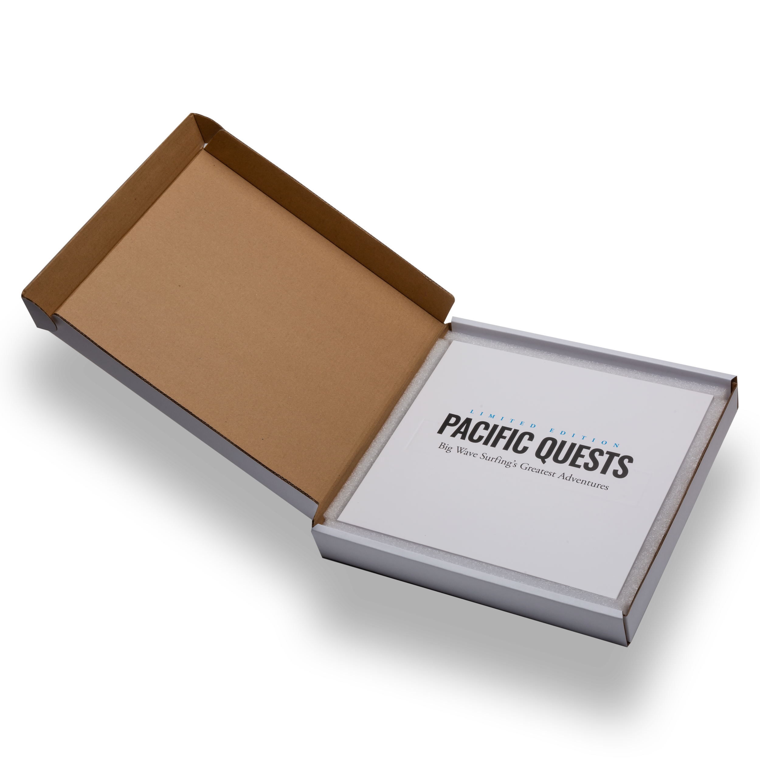 Back Slip Cover of Pacific Quests - Limited Edition inside shipping box