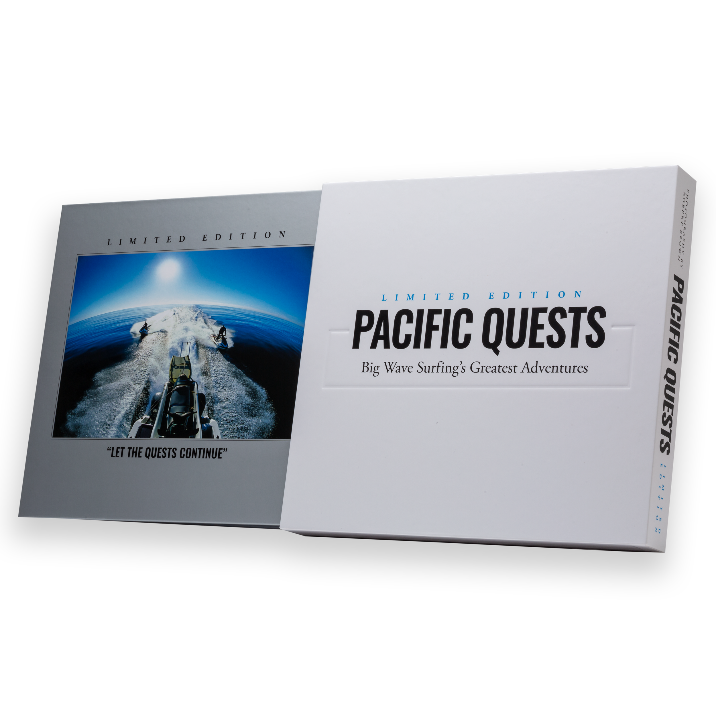 Back Cover of Pacific Quests - Limited Edition and Slip Cover