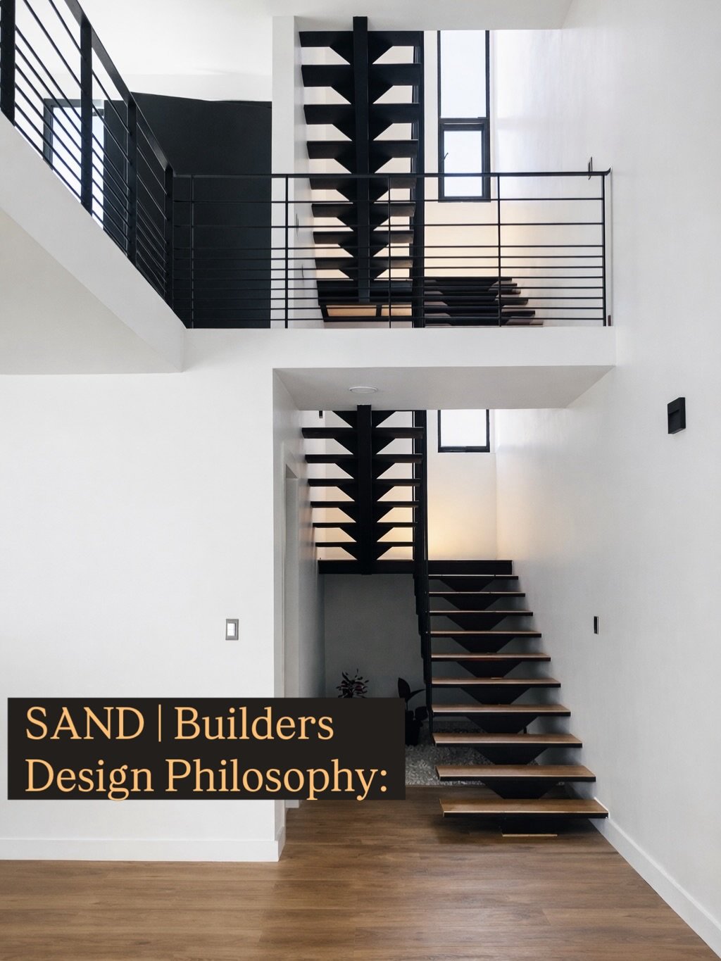 STAIRCASE DESIGN: The Anchor of Modern Living.

In the premium market, a staircase isn&rsquo;t just a transition between floors; it&rsquo;s the architectural centerpiece that dictates the flow and light of the entire home.

The SAND Builders Design P