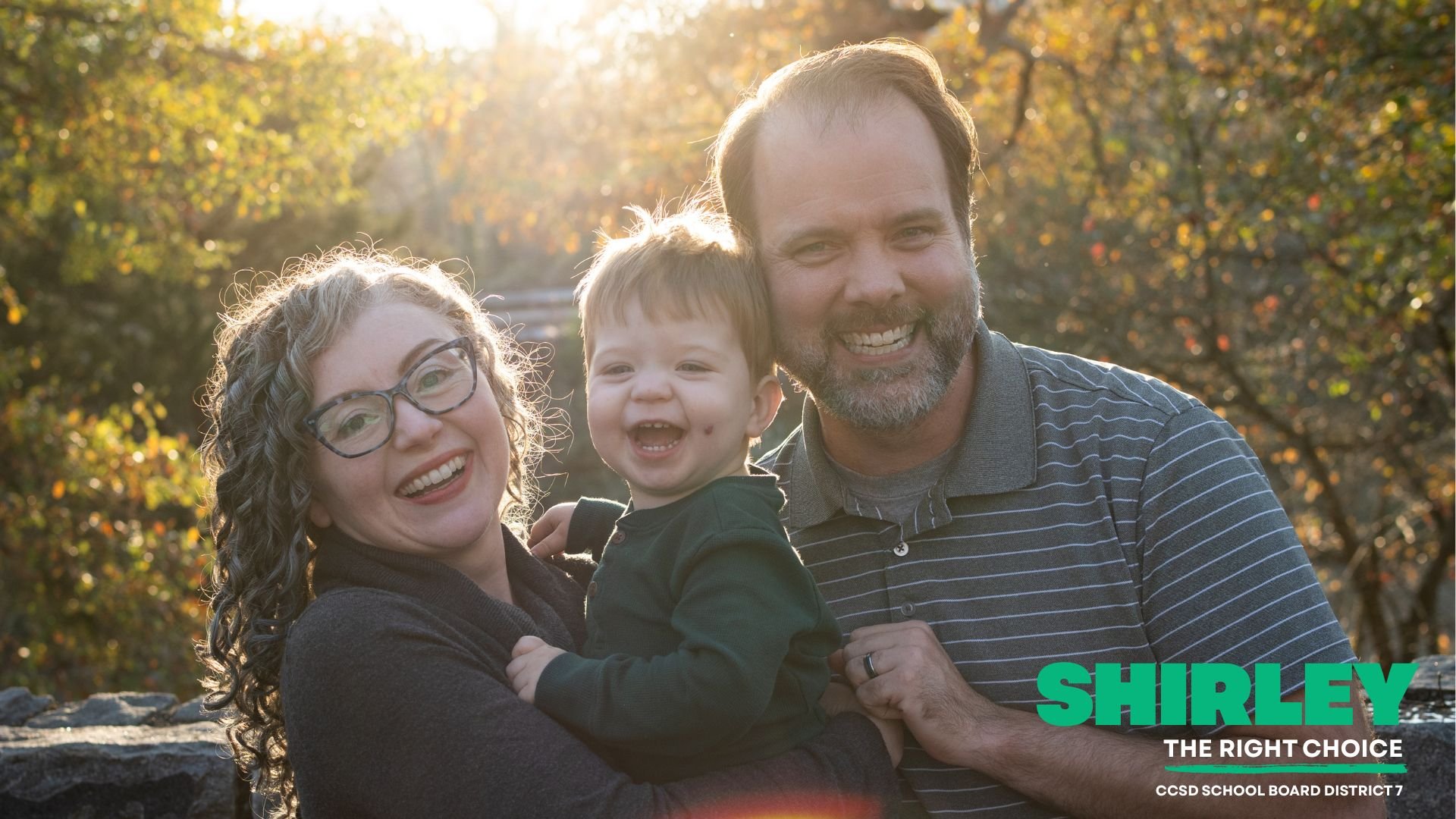 Family photo of candidate Adam Shirley