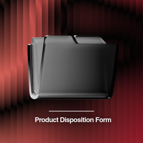 Product Disposition & Hold/Release Authorization Form