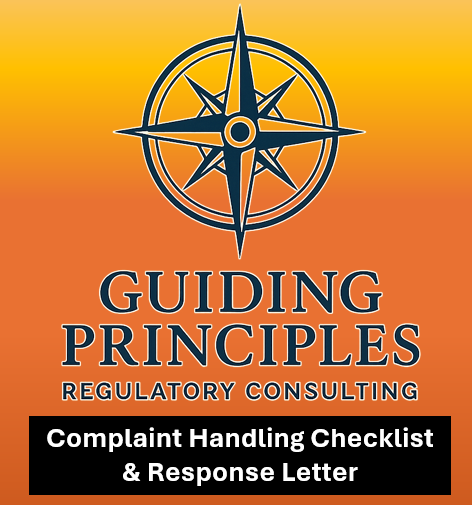 Complaint Handling Checklist & Response Letter