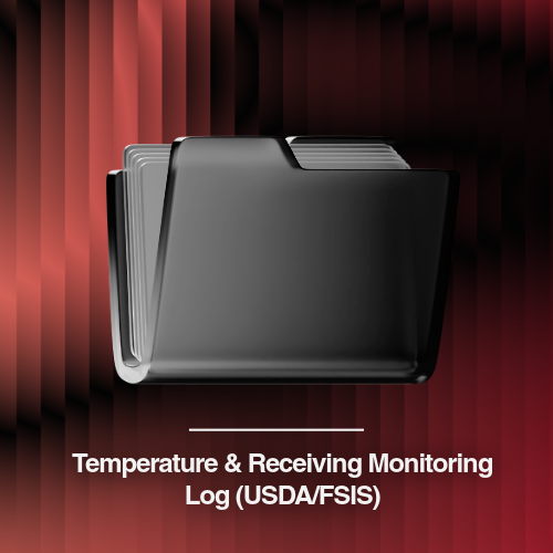 Comprehensive Receiving, Storage, and Temperature Control Monitoring Log