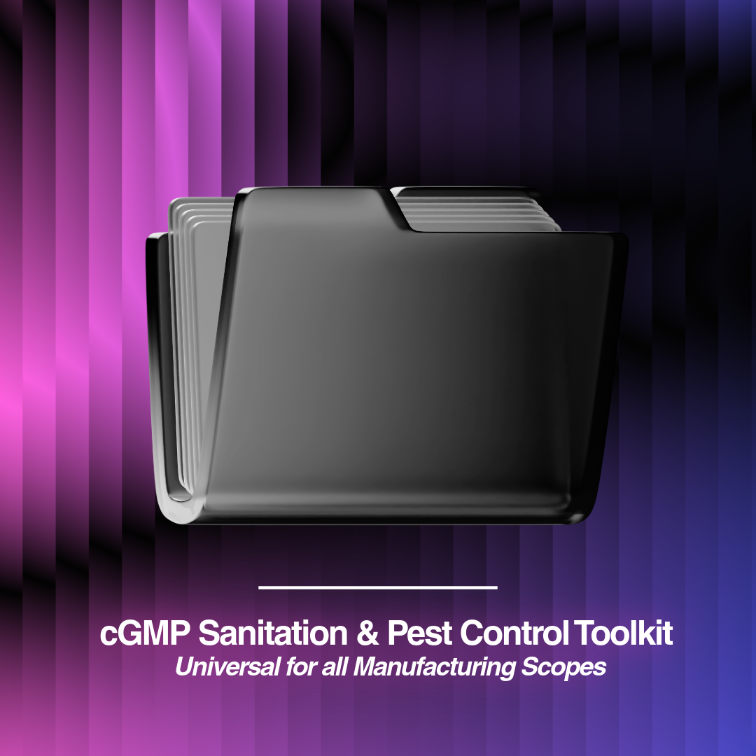cGMP Sanitation and Pest Control Toolkit