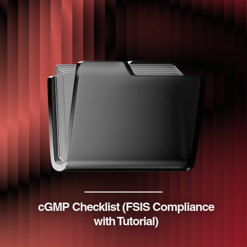 cGMP Checklist (FSIS Compliance with Tutorial)