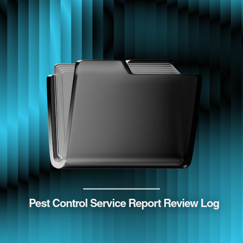 Pest Control Service Report Review Log (Internal & External)
