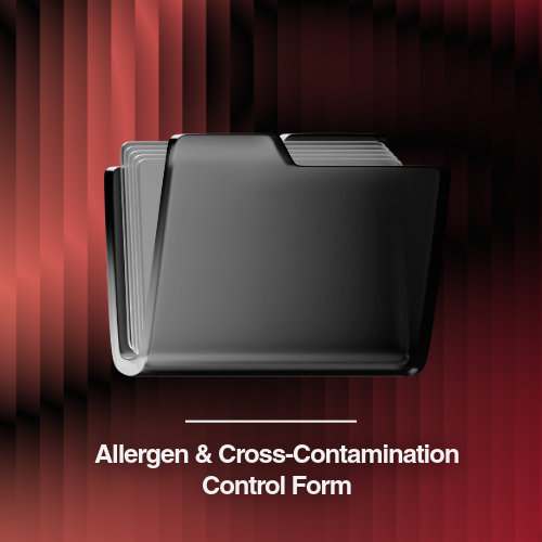 Allergen Control & Cross‑Contact Prevention Record