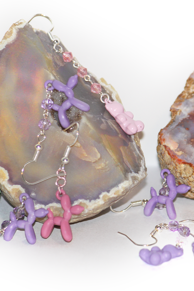 Balloon Animal Earrings