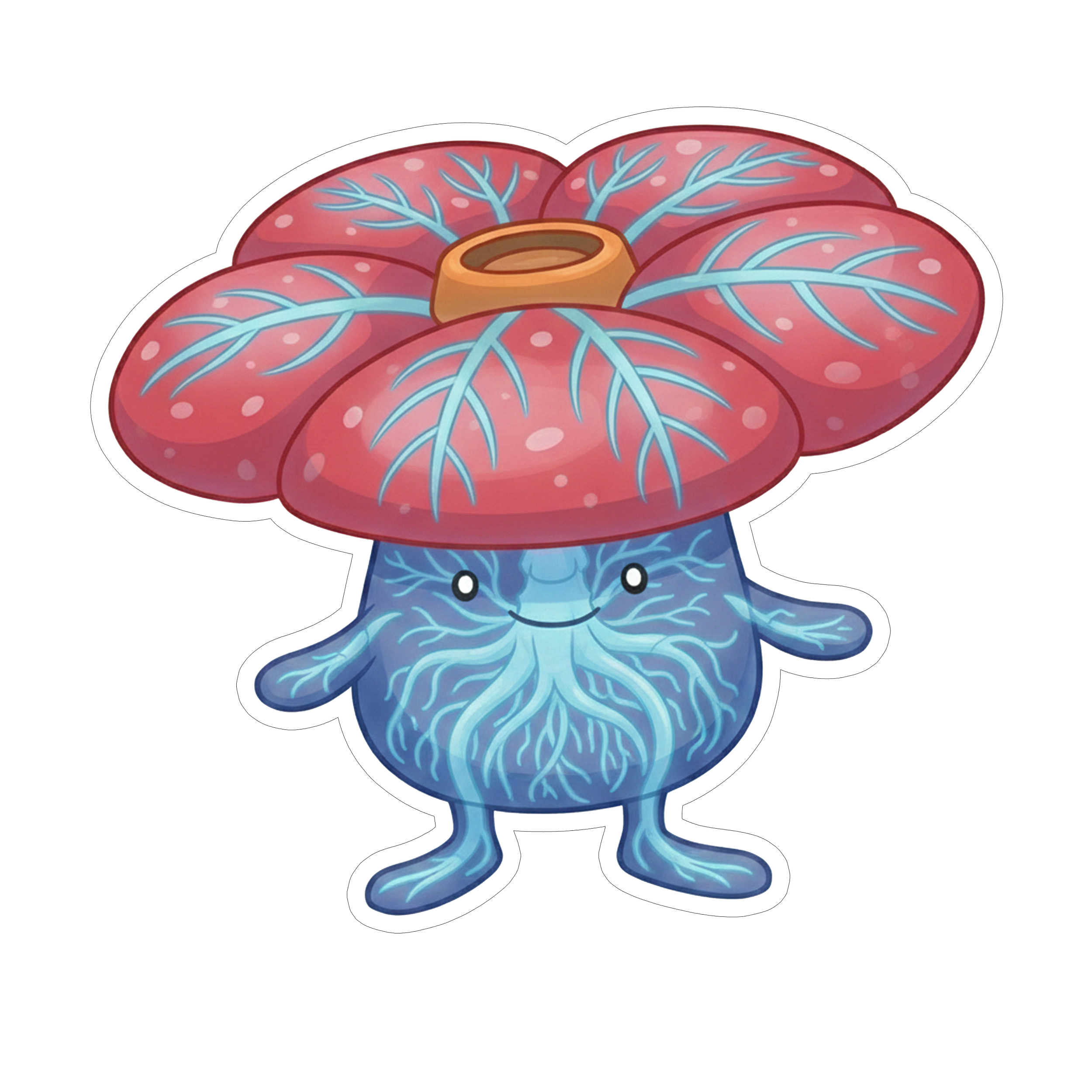 2 Inch Diaphonized Pokemon Anatomy Stickers