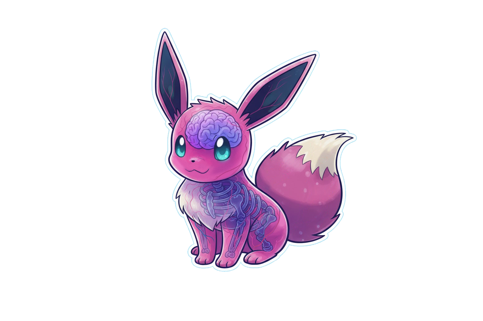 Diaphonized Pokemon Anatomy Stickers