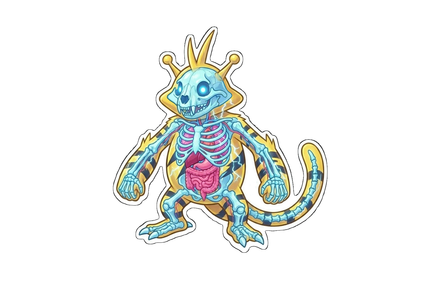 Diaphonized Pokemon Anatomy Stickers