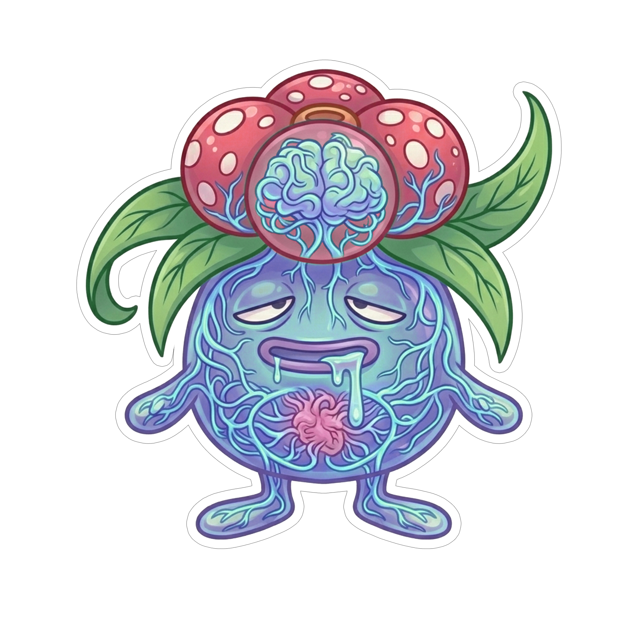 2 Inch Diaphonized Pokemon Anatomy Stickers