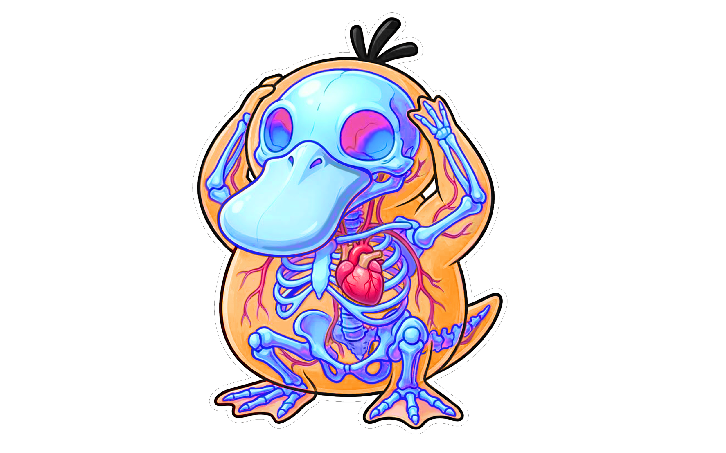 Diaphonized Pokemon Anatomy Stickers