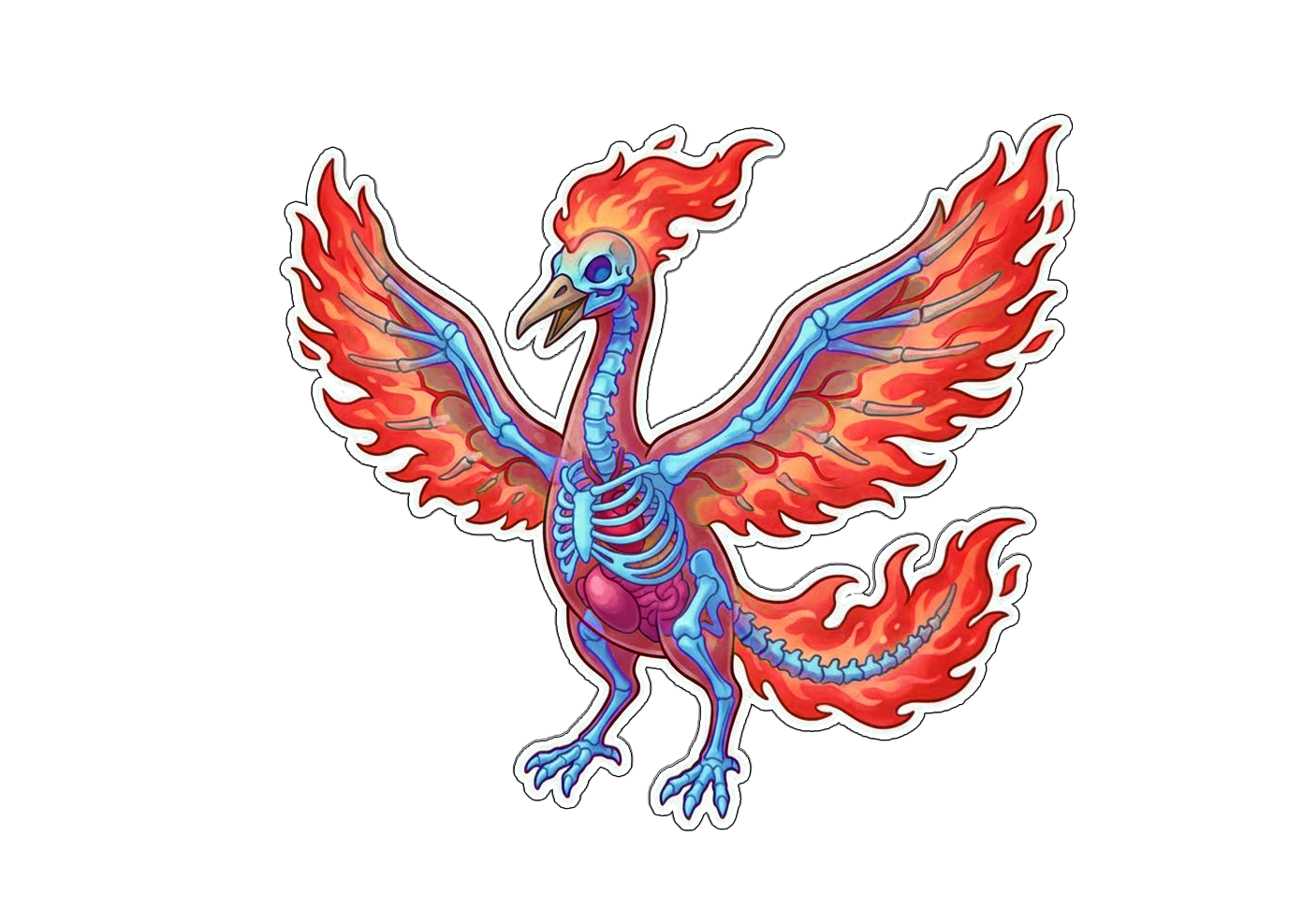 Diaphonized Pokemon Anatomy Stickers