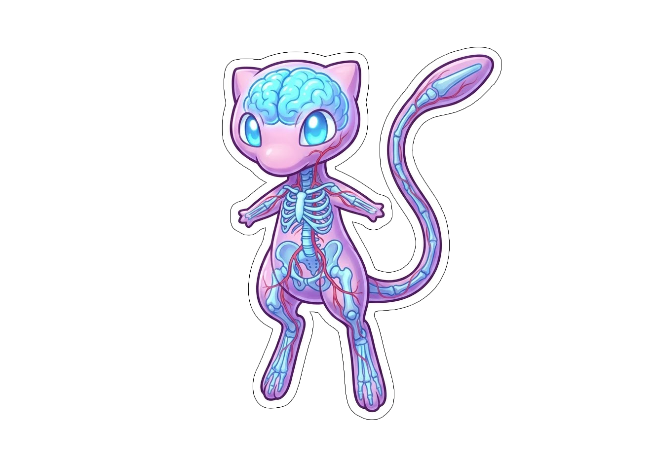 Diaphonized Pokemon Anatomy Stickers