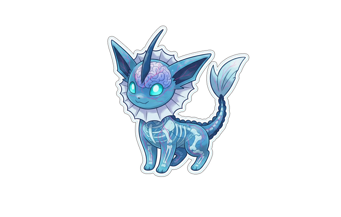 Diaphonized Pokemon Anatomy Stickers