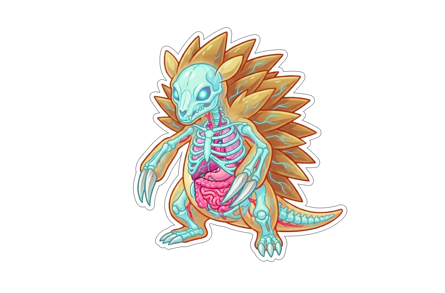 Diaphonized Pokemon Anatomy Stickers