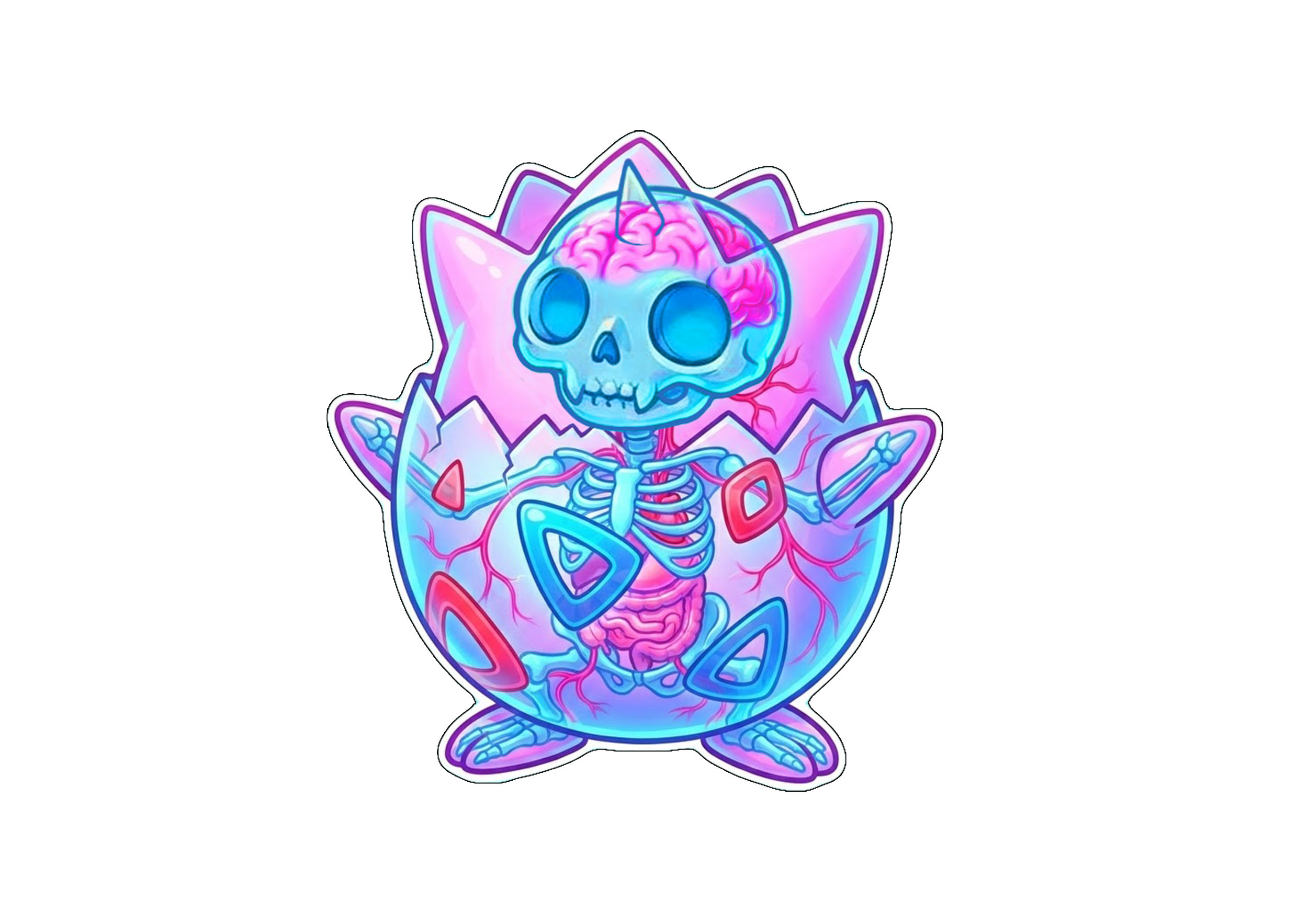 Diaphonized Pokemon Anatomy Stickers