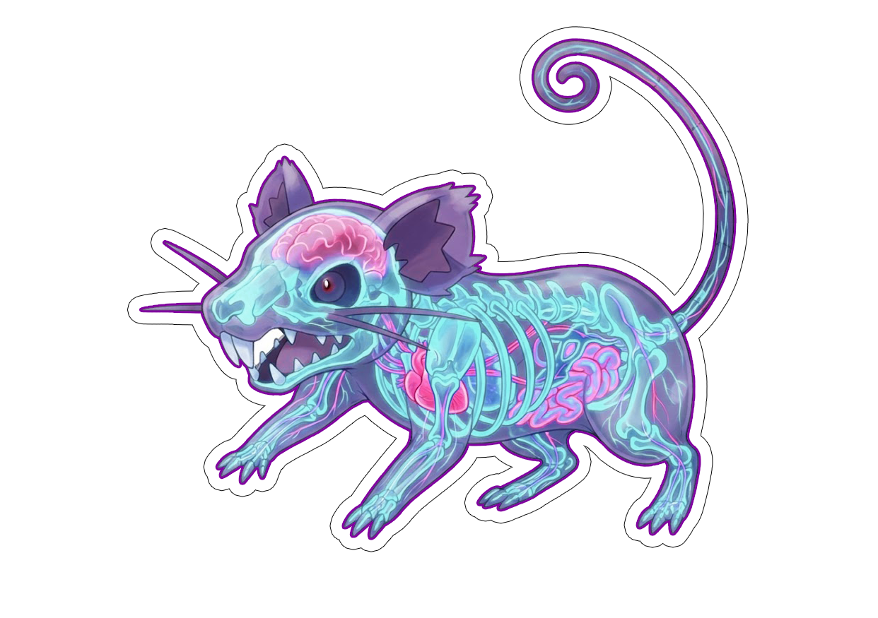 Diaphonized Pokemon Anatomy Stickers