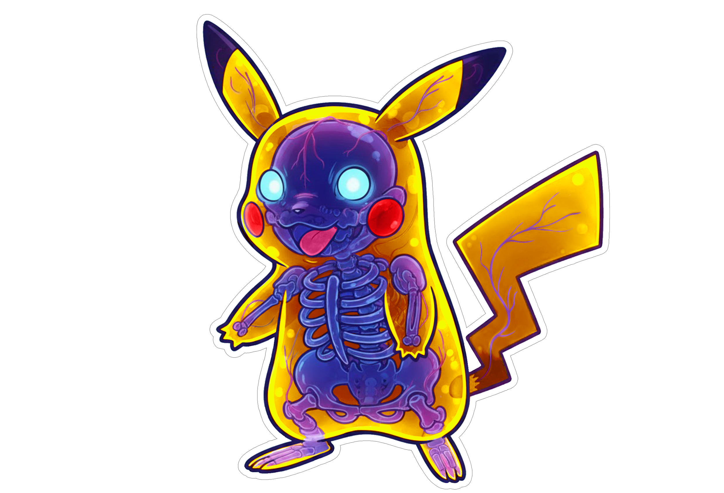 Diaphonized Pokemon Anatomy Stickers