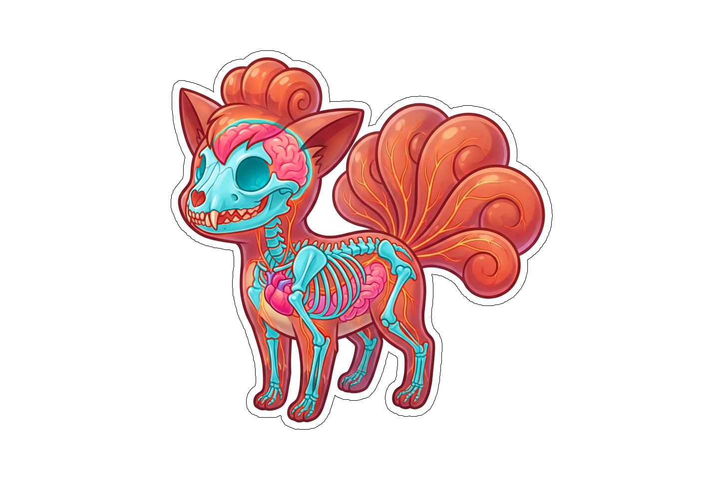 Diaphonized Pokemon Anatomy Stickers