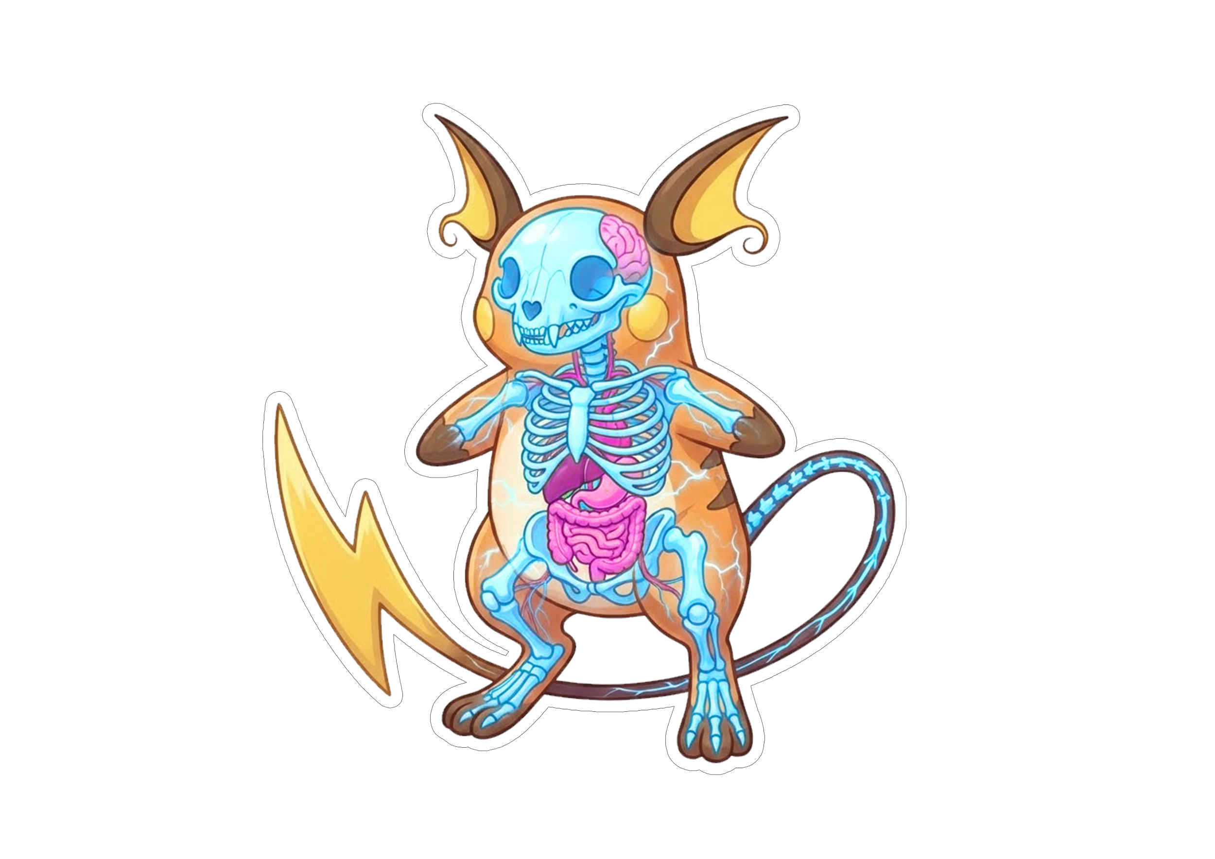 Diaphonized Pokemon Anatomy Stickers