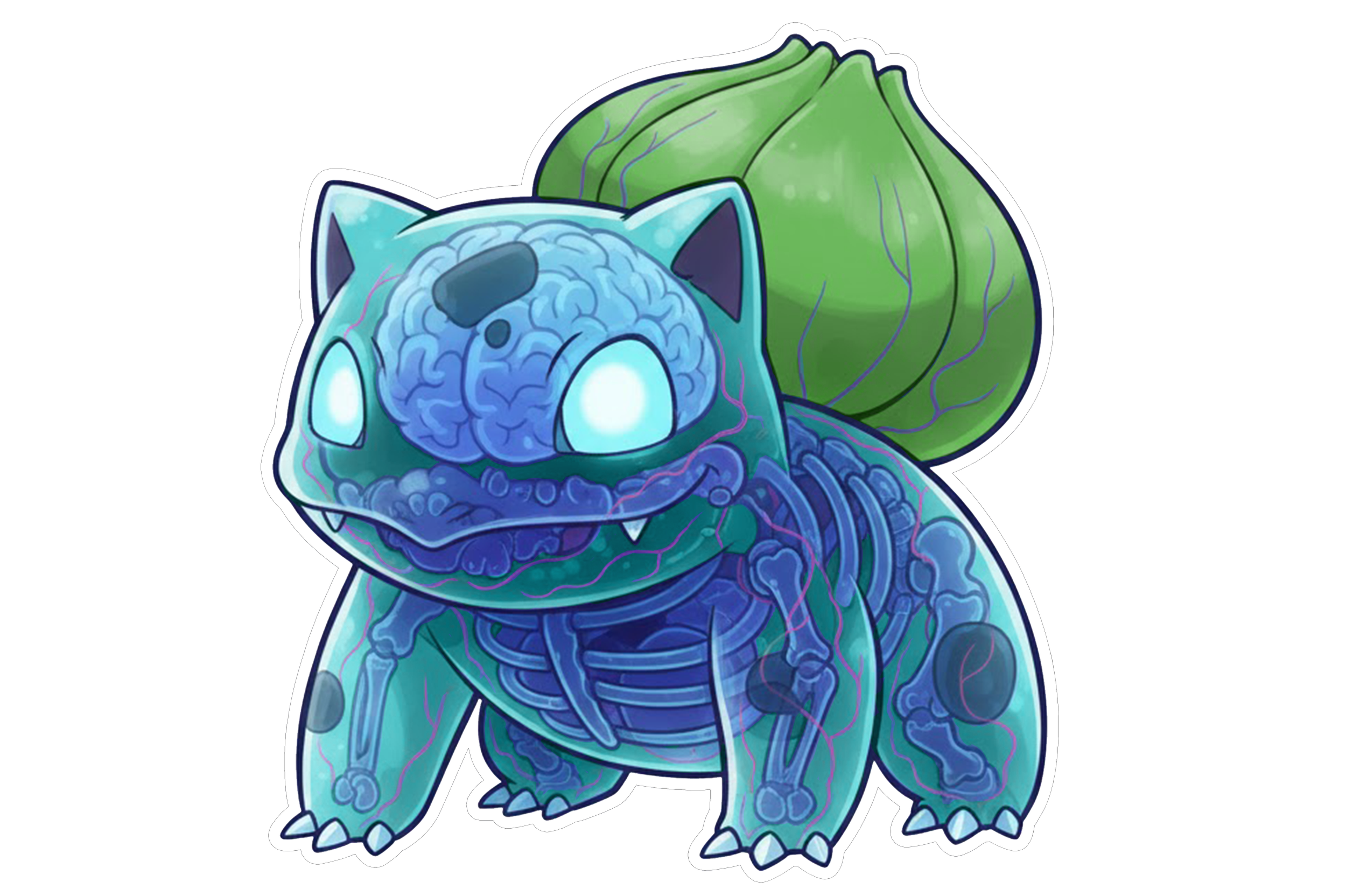 Diaphonized Pokemon Anatomy Stickers