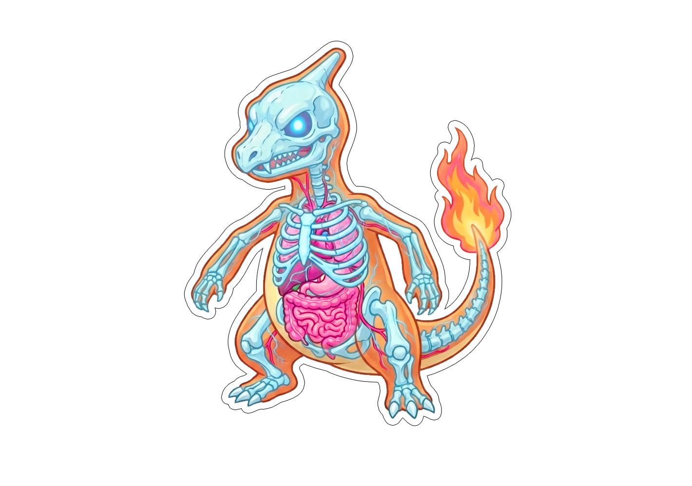Diaphonized Pokemon Anatomy Stickers