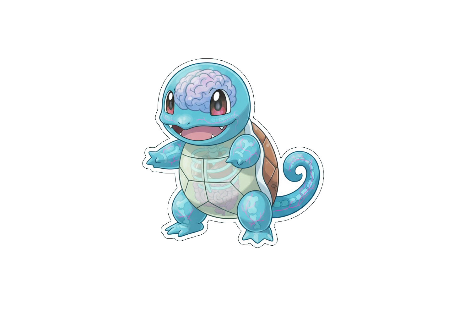 Diaphonized Pokemon Anatomy Stickers