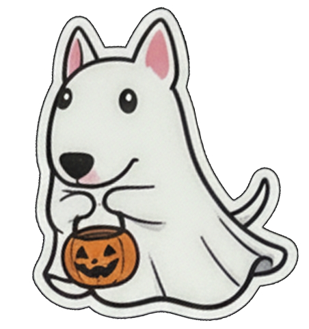 Ghoul Terrier Sticker Set