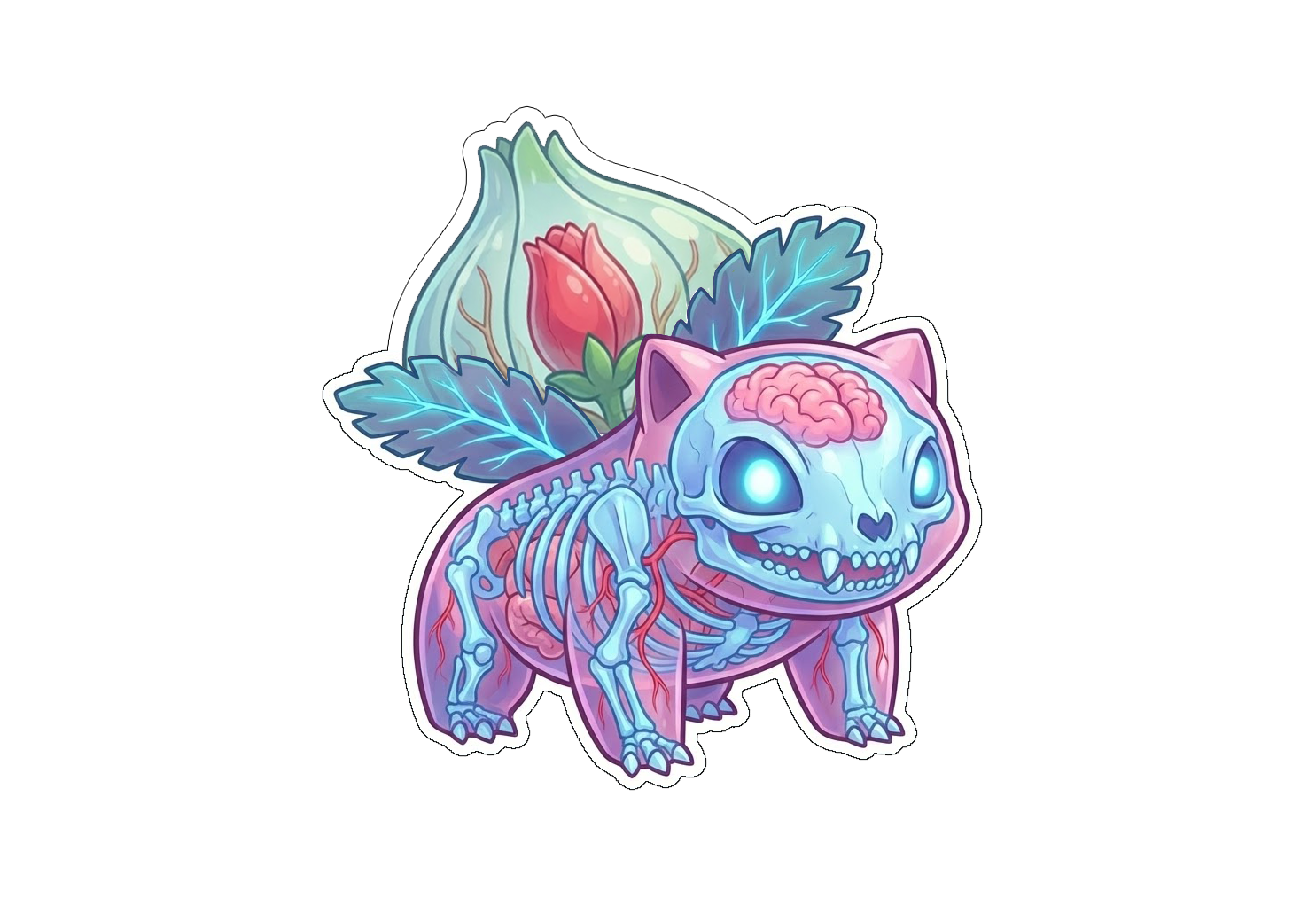 Diaphonized Pokemon Anatomy Stickers
