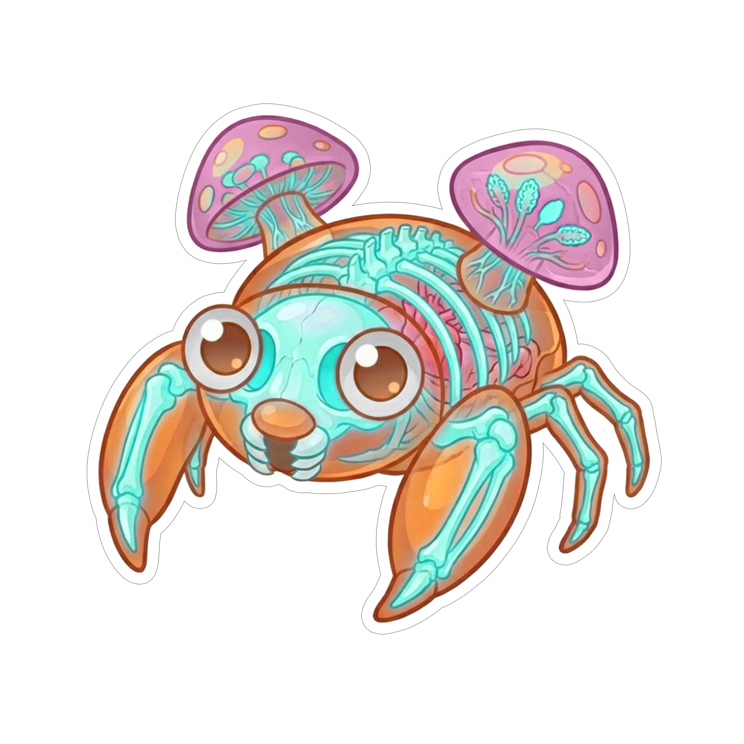 2 Inch Diaphonized Pokemon Anatomy Stickers