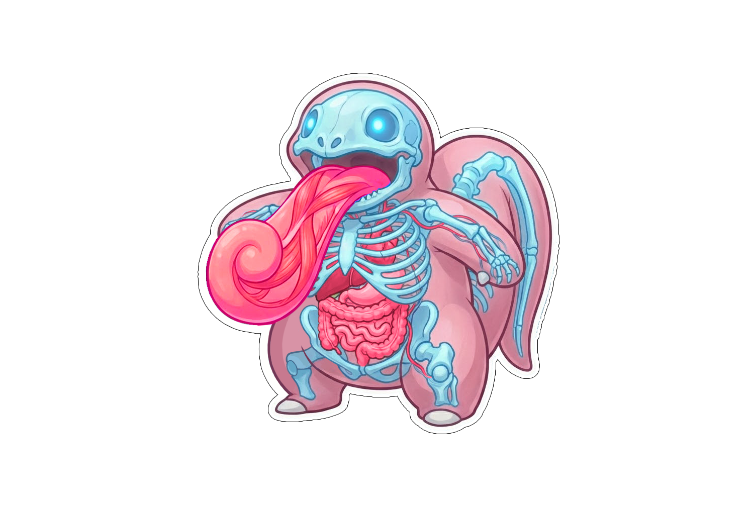 Diaphonized Pokemon Anatomy Stickers