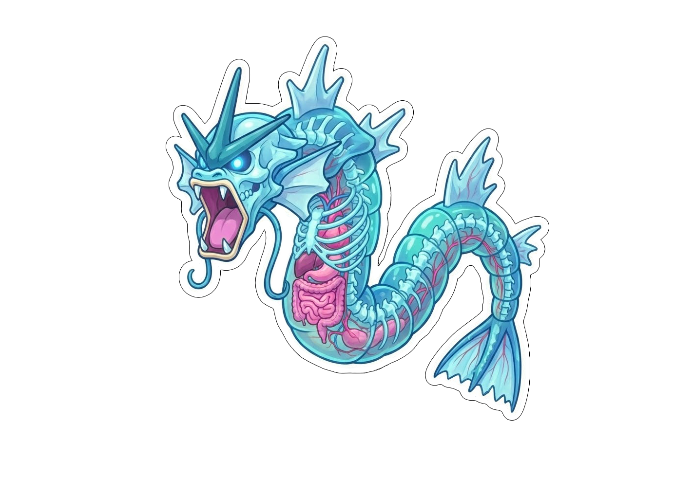 Diaphonized Pokemon Anatomy Stickers