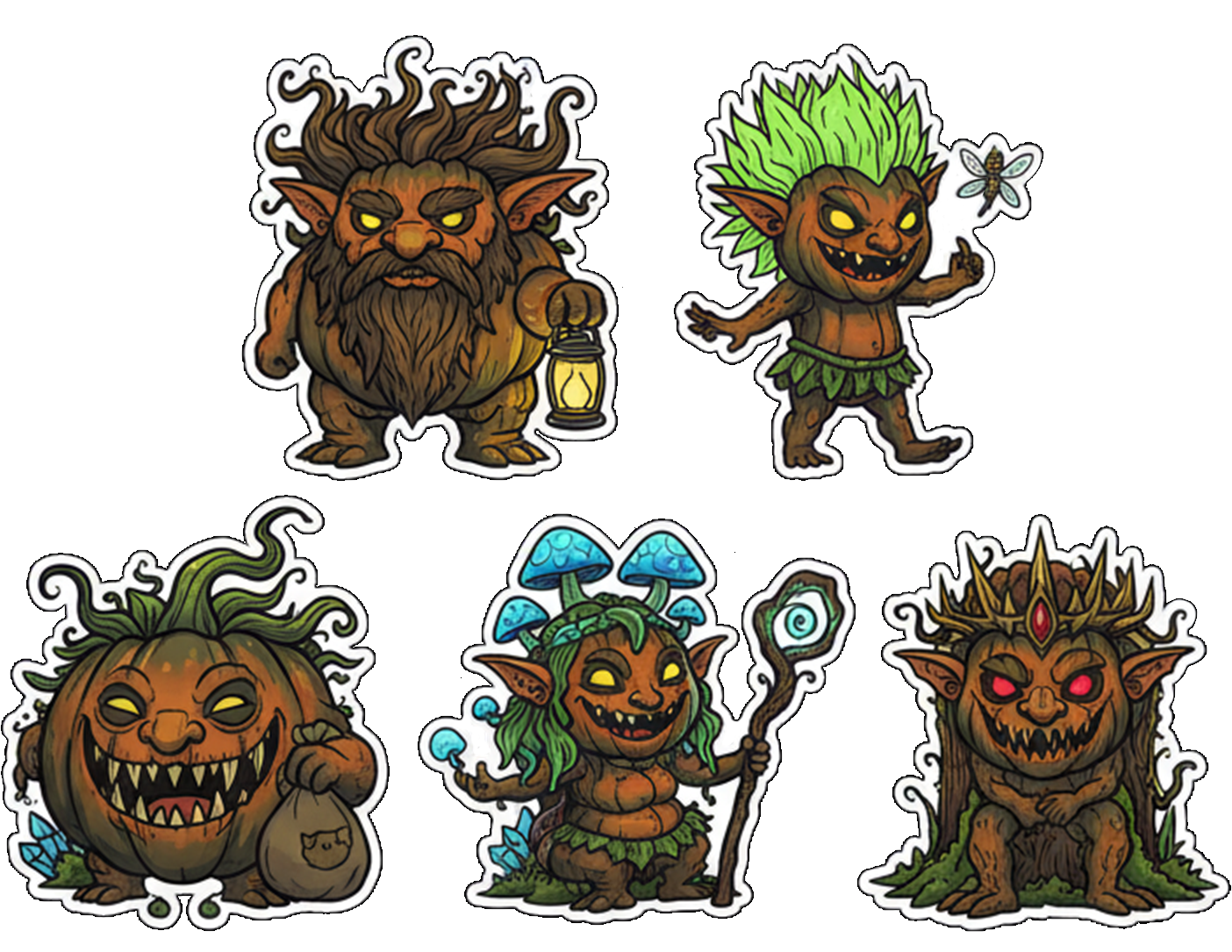 Pumpkin Fairytale Trolls