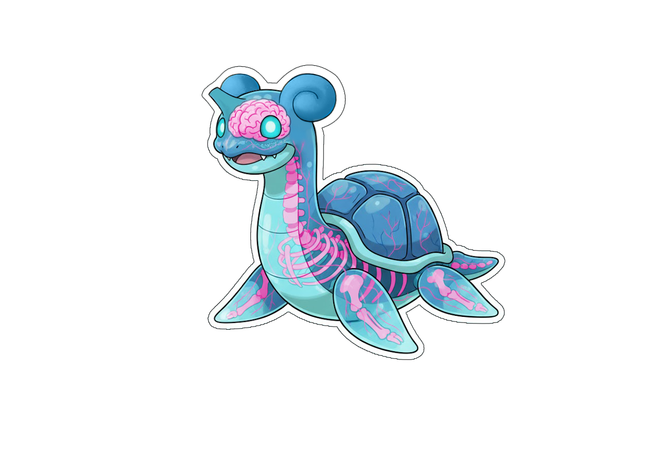Diaphonized Pokemon Anatomy Stickers