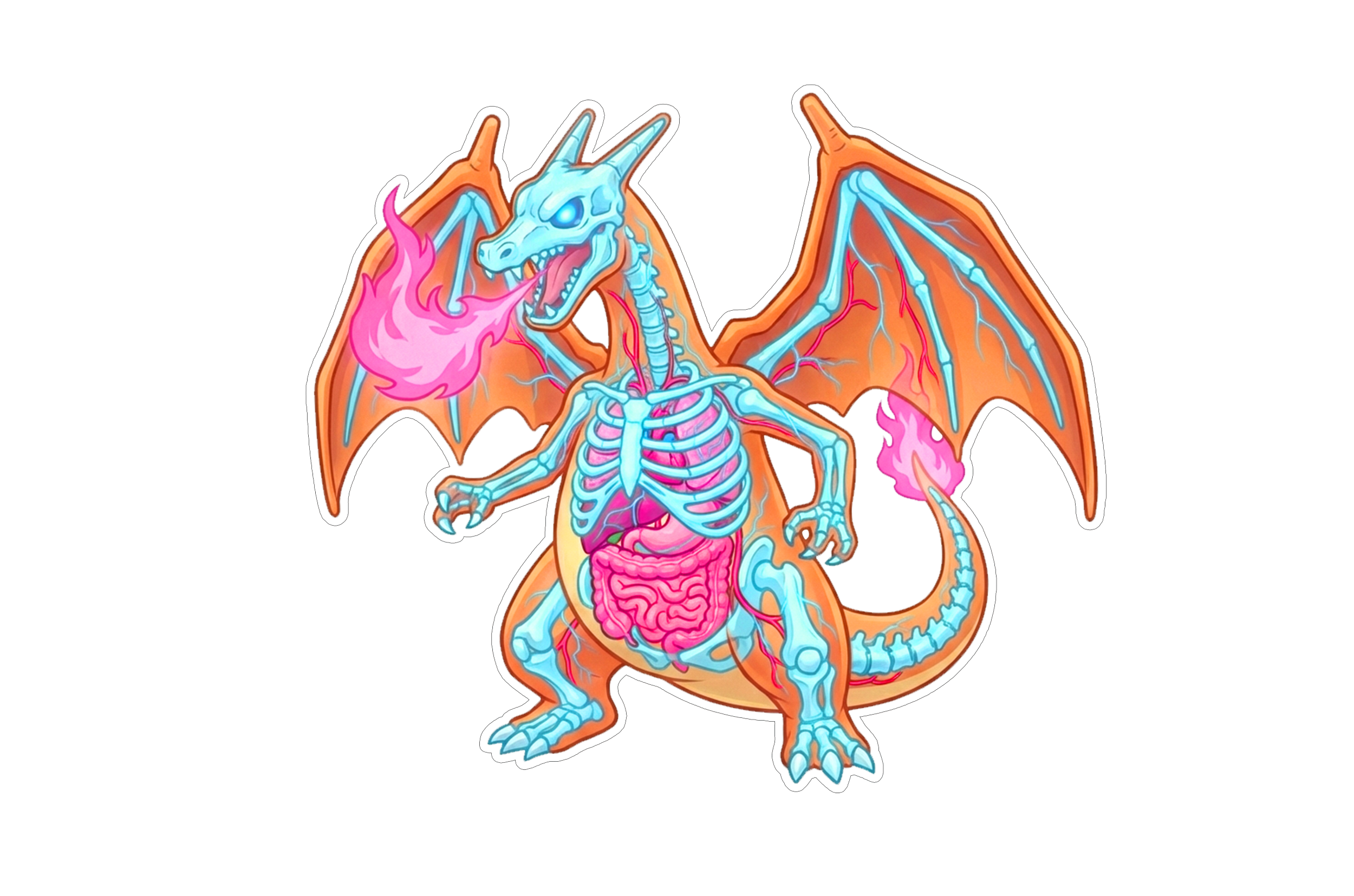 Diaphonized Pokemon Anatomy Stickers